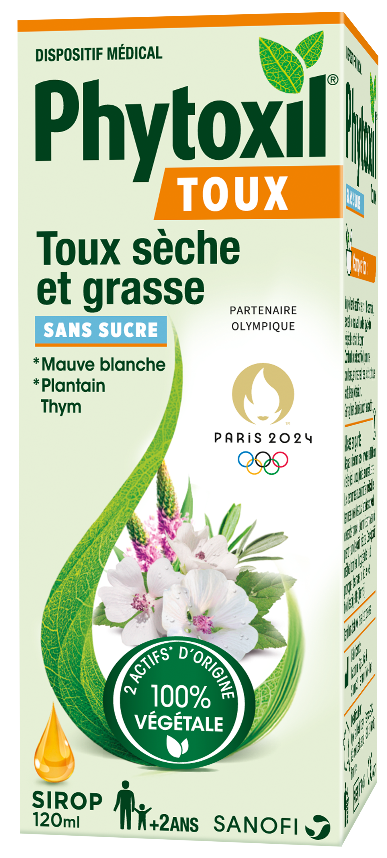 image (PTA) Phytoxil® Toux sèche et grasse Sans Sucre Flacon de 120 ml – SANOFI
